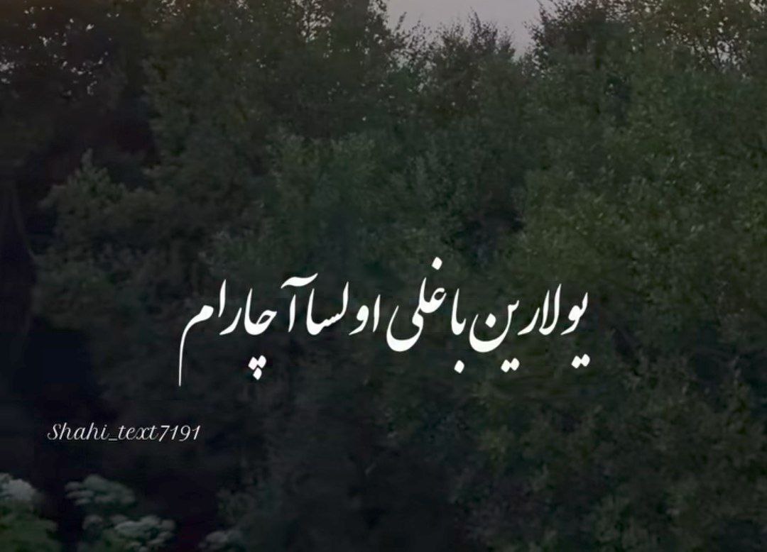 شاهین زین العابدین یولارین باغلی اولسا آچارام